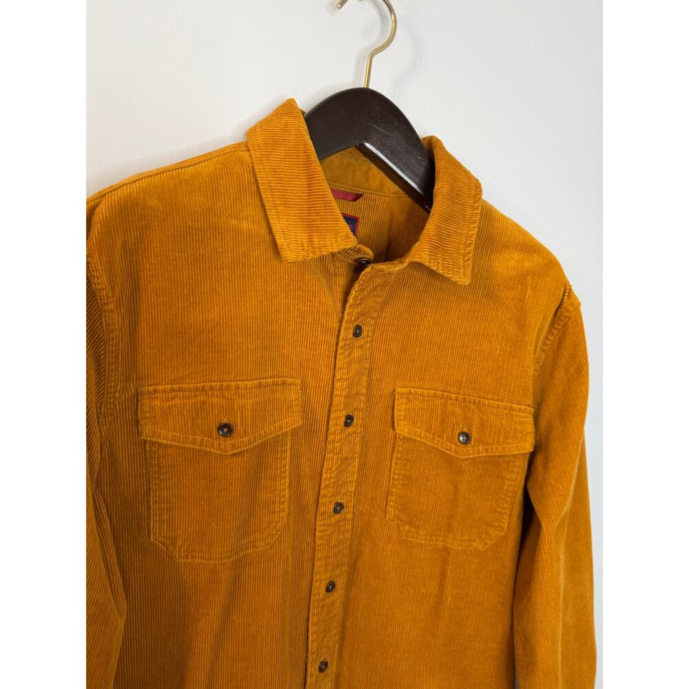 Untuckit Corduroy Utility Shirt Button Doen Men's L Ora Preppy - Picture 6 of 11